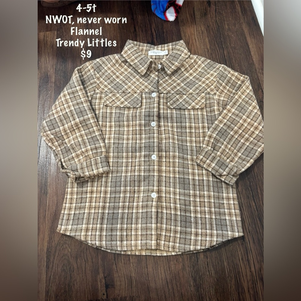 Flannel Button Down Shirt